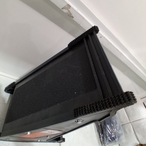 VEVOR LADDER LEVELER TOOL WITH STORAGE FOR UNEVEN GROUND - 21.65" X 9.84" X 15.75" - BLACK - (MODEL: KH-L03) image 4