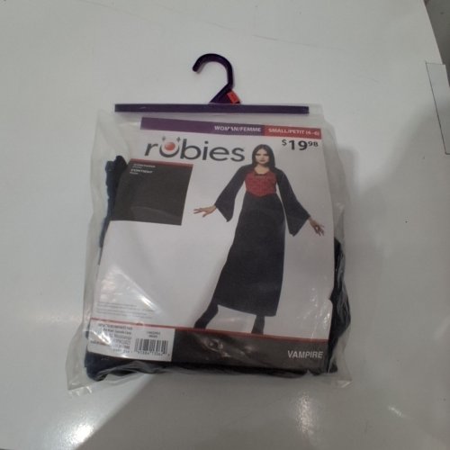 RUBIES VAMPIRE COSTUME DRESS - SMALL (4-6) - RED AND BLACK (STYLE: VAMPIRE) image 2