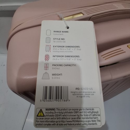 IT LUGGAGE LUXURIANT HARDSIDE ROLLING LUGGAGE - 26" - ROSE SAND (STYLE: 16-2470-08) image 2