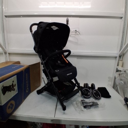 MAXI-COSI LARA ULTRA COMPACT FOLDABLE STROLLER - ESSENTIAL BLACK (MODEL: 01323CFNA) image 2