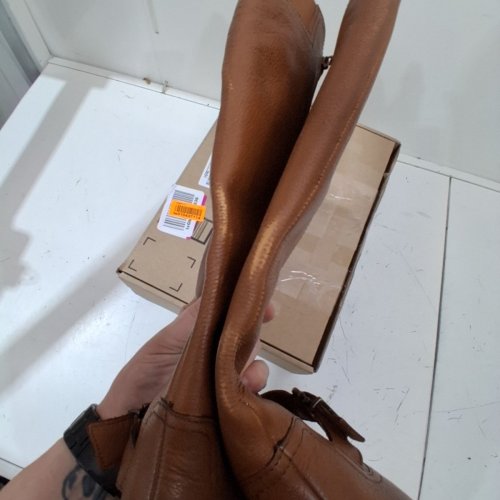 WOMEN'S NATURALIZER JAYA KNEE HIGH FASHION BOOT - 7.5 WIDE - SADDLE TAN image 5