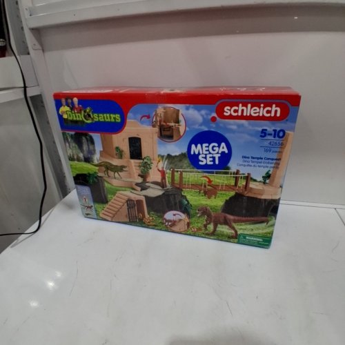 169PC SCHLEICH DINOSAURS CONQUEST OF THE DINO TEMPLE MEGA SET - AGES 5+ - (MODEL:42656) image 4