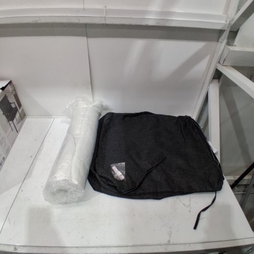 BETTER HOMES & GARDENS PREMIUM SEAT CUSHION SET - SEAT 20" X 20" X 4"; BACK 20" X 6" X 22" - BLACK (ITEM: OC-WM-HBB-RBLK) image 3
