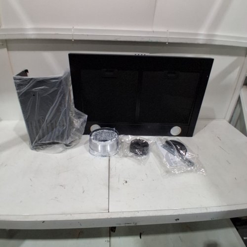 FIREGAS WALL MOUNT STAINLESS STEEL STOVE VENT HOOD WITH 3 SPEED EXHAUST FAN,DUCTED/DUCTLESS CONVERTIBLE ,PUSH BUTTON - 30" - 450CFM-BLACK (MODEL:FGS-UBD24Y75AC) image 3