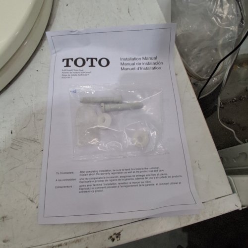 TOTO TRANSITIONAL SOFTCLOSE ELONGATED TOILET SEAT - BONE (MODEL: SS114#12) image 5