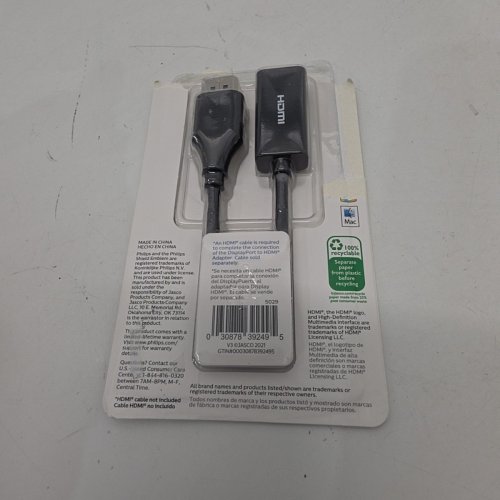 PHILIPS DISPLAYPORT TO HDMI ADAPTER - FULL HD - BLACK (MODEL: SWV9200G/27) image 2
