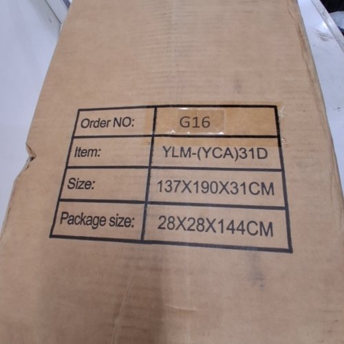 FULL MEDIUM HYBRID BED-IN-A-BOX MATTRESS - 12" - FULL - GREY (MODEL: YLM-(YCA)31D) image 2