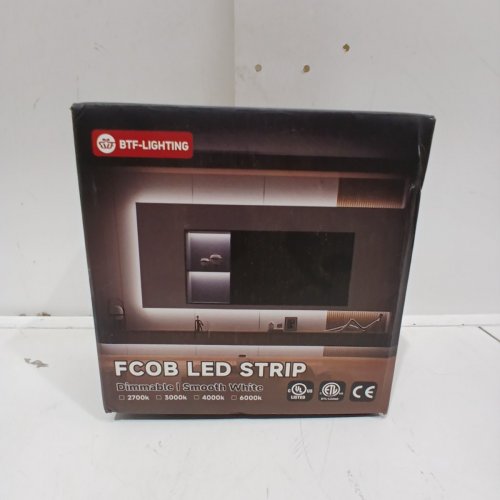 BTF-LIGHTING FCOB LED STRIP - 16.4FT / 12V / 2700K - WARM WHITE - (MODEL: FCOB-12V-320L-W-IP30) image 4