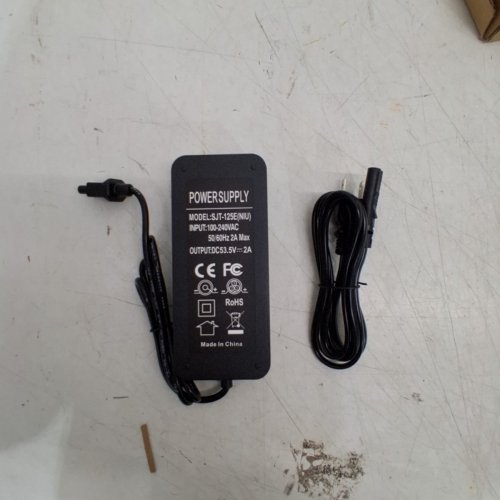 2PC ELECTRIC SCOOTER POWER SUPPLY - 5V - 2AMP -BLACK (MODEL: SJT-125E(NIU)) image 2