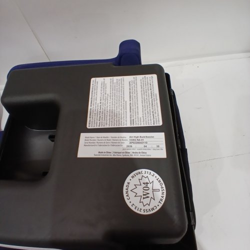 DIONO FOLDABLE AIRI TRAVEL HIGH BACK BOOSTER SEAT - 43"-57" (40-100LBS) - BLUE SURGE/NAVY (MODEL: 55002-NA-01) image 2
