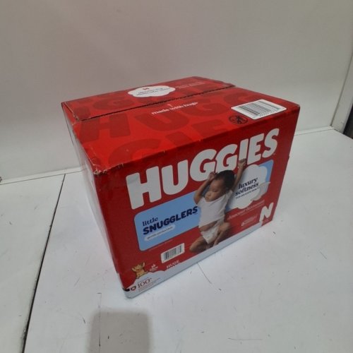 144PK HUGGIES LITTLE SNUGGLERS DIAPERS - SIZE NEWBORN image 2