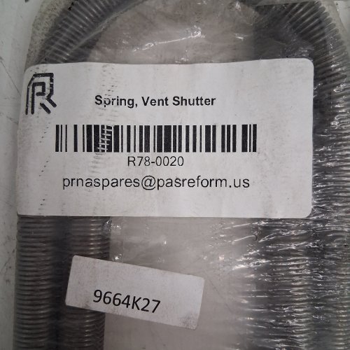 5 ROYAL PAS REFORM REPLACEMENT VENT SHUTTER SPRING (MODEL: R78-0020) image 2