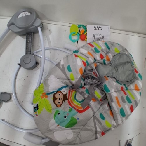 BRIGHT STARTS PLAYFUL PARADISE PORTABLE AUTOMATIC BABY SWING WITH MUSIC image 4