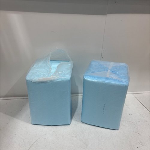 100PK KIRKLAND SIGNATURE ABSORBENT PADS - EXTRA LARGE 30" X 23" - BLUE/WHITE image 2
