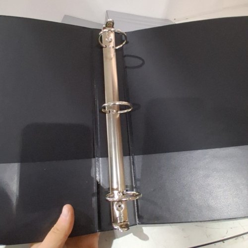 12PK 3-RING BINDER - 1.5" - BLACK image 4