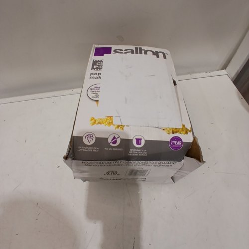 SALTON CINEMA POPPER HOT AIR POPCORN MAKER - WHITE(MODEL: CP-1750) image 4