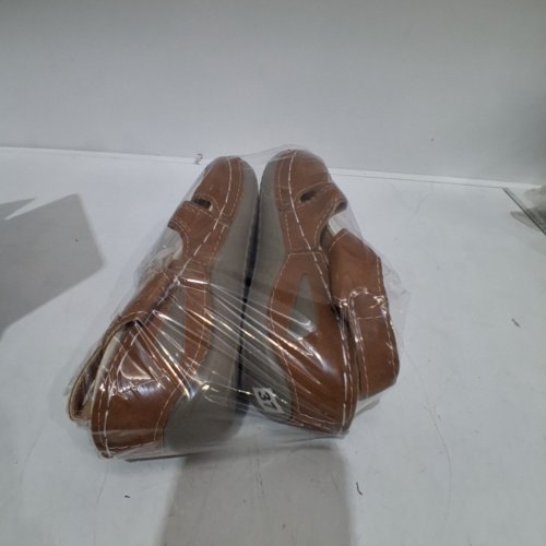 WOMEN'S BROWN SANDALS - SIZE 37 - BROWN image 5