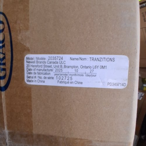 GRACO TRANZITIONS 3-IN-1 HARNESS BOOSTER SEAT - 22-100LBS - PROOF BLACK (MODEL: 2035724) image 3