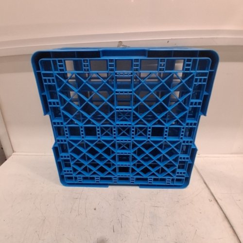 CARLISLE OPTICLEAN DIVIDED GLASS RACK WITH 3 EXTENDERS - 25 COMPARTMENTS - BLUE (MODEL: RG25-314) image 4
