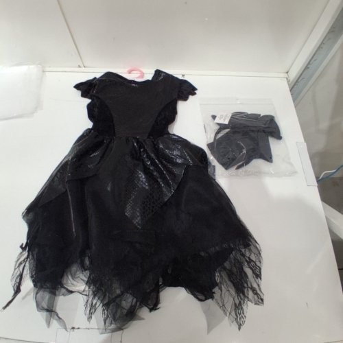 3PC DARK MAGIC DRAGON COSTUME SET - SMALL - BLACK (STYLE: 40943BK(S)) image 2