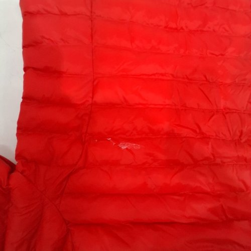 MEN'S AMAZON ESSENTIALS LIGHTWEIGHT PACKABLE PUFFER JACKET - EXTRA LARGE - RED image 2