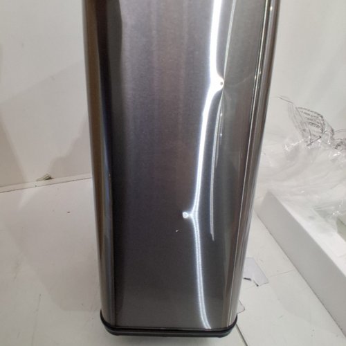 ITOUCHLESS STAINLESS STEEL SLIM SENSOR BATHROOM TRASH CAN - 15 L (4 GAL) - SILVER (MODEL: WS04RSL) image 5