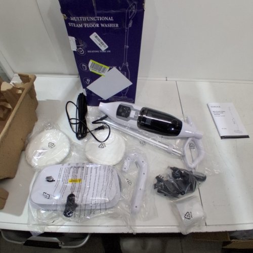 13PC TORDER STEAM MOP - 18.5OZ - WHITE/GREY - (MODEL:HY803) image 3
