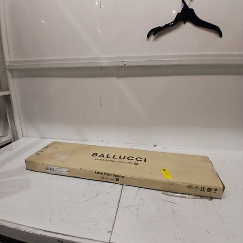 BALLUCCI 2-TIER OVER THE TOILET STORAGE SHELF LADDER - 68" X 21" (MODEL:FROT100BK) image 4
