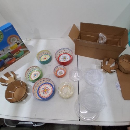 12PC SIGNATURE BOWL SET WITH VENTED LIDS - 20OZ - MULTI COLORED (MODEL: 1630829) image 2