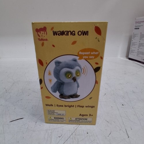 WALKING INTERACTIVE OWL PLUSH TOY - GREY (MODEL: 012) image 4