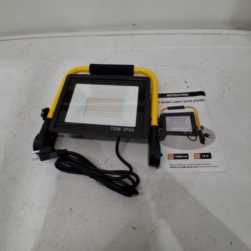 WATERPROOF LED WORK LIGHT - 70W - 10000LM - BLACK/YELLOW image 3