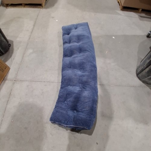SASTTIE HEADBOARD TRIANGULAR WEDGE PILLOW - 74" X 20" X 10" / KING - NEVY BLUE/WHITE (MODEL : SPK-NY-K) image 2