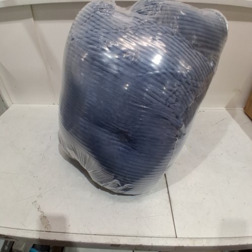 SASTTIE HEADBOARD TRIANGULAR WEDGE PILLOW - 74" X 20" X 10" / KING - NEVY BLUE/WHITE (MODEL : SPK-NY-K) image 4