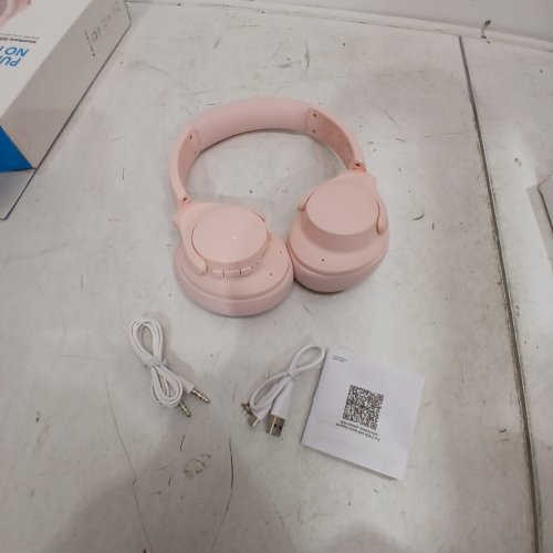 SOUNDCORE BY ANKER Q20I HYBRID ACTIVE NOISE CANCELLING WIRELESS OVER-EAR BLUETOOTH HI-RES BIG BASS HEADPHONES - PINK - (MODEL: A3004) image 2