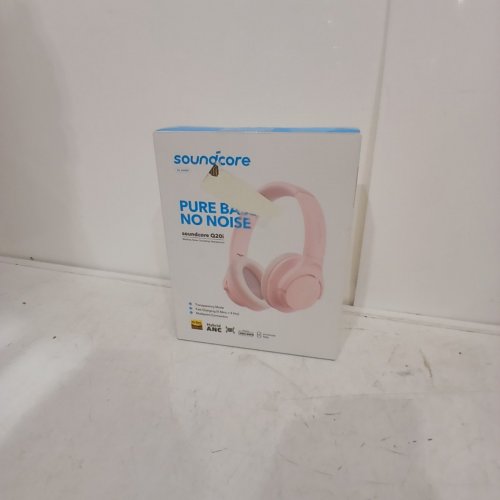 SOUNDCORE BY ANKER Q20I HYBRID ACTIVE NOISE CANCELLING WIRELESS OVER-EAR BLUETOOTH HI-RES BIG BASS HEADPHONES - PINK - (MODEL: A3004) image 4