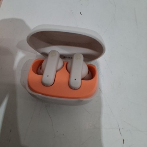 SKULLCANDY SMOKIN' BUDS IN-EAR WIRELESS EARBUDS - 20HR BATTERY, 50% RENEWABLE PLASTICS, MICROPHONE, WORKS WITH IPHONE ANDROID AND BLUETOOTH DEVICES - WHITE/PINK (MODEL: SCTAW) image 4