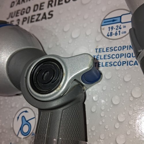 3PC ORBIT MULTI-PATTERN WATERING NOZZLES WITH TELESCOPIC WAND - 19" TO 24" - BLUE/GREY (MODEL: 1933983) image 3