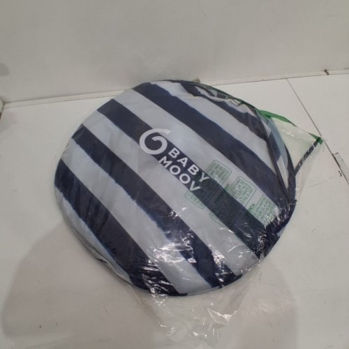 BABYMOOV ANTI-UV FOLDABLE TENT - UPF 50+ SUN PROTECTION - 40" X 31" - BLUE STRIPES (MODEL: ‎A038217_US) image 3