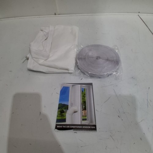 UNBRANDED WINDOW SEALING FOR PORTABLE AIR CONDITIONER - FOR PUSH OUT WINDOWS - WHITE image 2