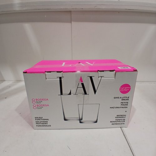 15PC LAV BODEGA GLASSWARE SET - 340 ML / 510 ML - CLEAR (MODEL:1933543) image 7