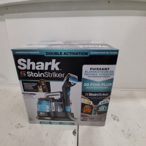 SHARK PORTABLE STAIN STRIKER CARPET CLEANER - GREY/BLUE (MODEL: PX200C) image 9