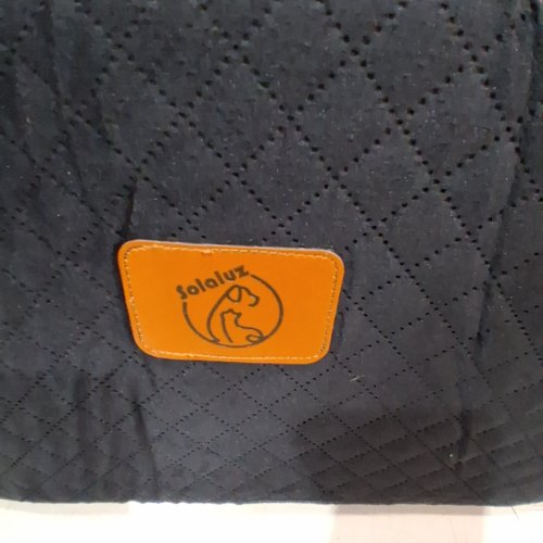SOLALUZ DOG BOOSTER CAR SEAT - 26' X 18" - BLACK image 2