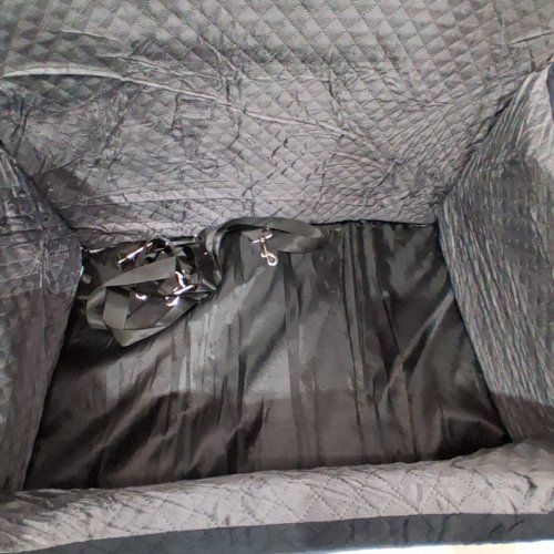 SOLALUZ DOG BOOSTER CAR SEAT - 26' X 18" - BLACK image 4