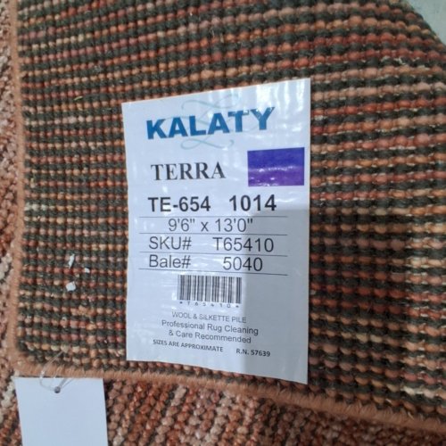 KALATY LORI-LOOM AREA RUG - TERRA - 9FT 6" X 13FT (MODEL: TE-654) image 3