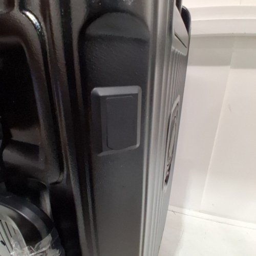KRUTE CARRY ON LUGGAGE HARD SHELL SUITCASE WITH TSA LOCK SPINNER WHEELS, CUPHOLDER, AND USB PORT - 20" - BLACK image 5