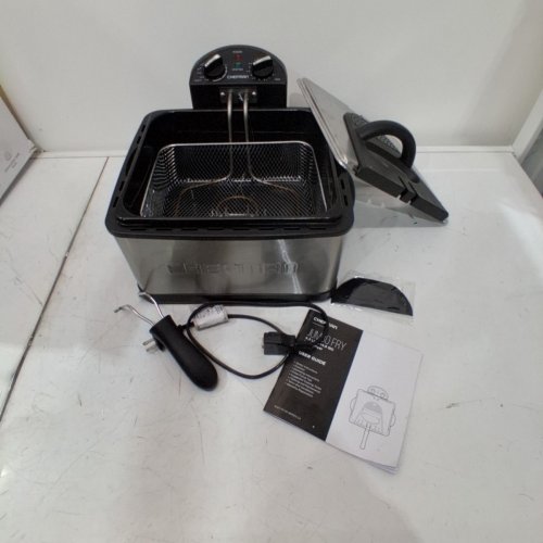CHEFMAN DUAL COOK PRO DEEP FRYER WITH DIVIDER - 4.5QT CAPACITY - STAINLESS STEEL (MODEL‎RJ07-45-SS-D) image 3