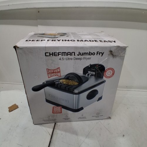 CHEFMAN DUAL COOK PRO DEEP FRYER WITH DIVIDER - 4.5QT CAPACITY - STAINLESS STEEL (MODEL‎RJ07-45-SS-D) image 5