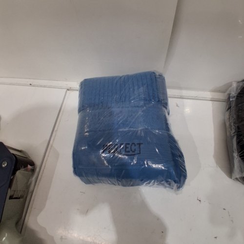 3PK 'PERFECT' BATH HAND TOWELS-30" X 13" - BLUE image 3