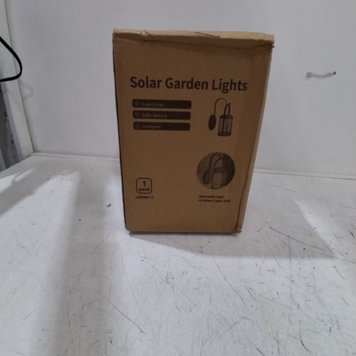 JEEYEE HANGING OUTDOOR SOLAR LIGHT - 5"X10" - BLACK (MODEL: LSS580-T1) image 4