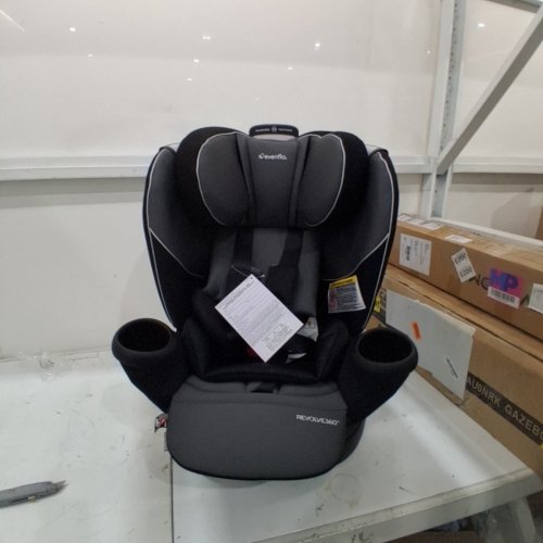 EVENFLO REVOLVE360 EXTEND ALL-IN-ONE ROTATIONAL CAR SEAT - 4-65 LBS CAPACITY - GREY (MODEL: CS360112405CG) image 4
